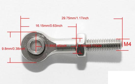 RC4WD Steely M4 Rod End (Heim Joint) (10) RC4WD &mdash; image 2 of 4