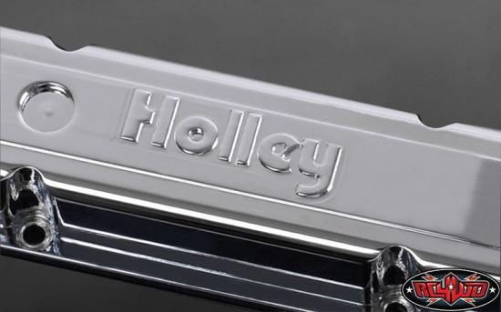 RC4WD 1:10 Holley® Chrome Valve Covers for Scale V8 Engine