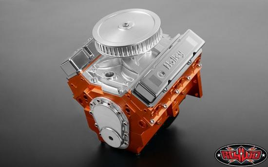 RC4WD 1:10 Holley® Chrome Valve Covers for Scale V8 Engine