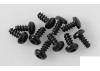 RC4WD Button Head Self Tapping Screws M3 X 6mm (Black) RC4WD