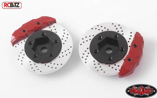 RC4WD Baer Brake Systems Rotor and Caliper Set for 1.9 5 Lug Steel Wheels &mdash; image 3 of 6