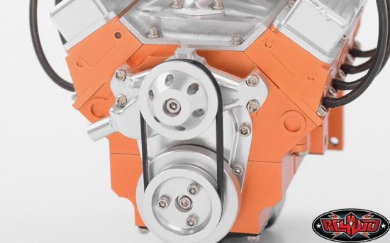 RC4WD Water Pump V8 Scale Engine SILVER Ally inc Hardware V 8 Motor RC — image 5 of 7