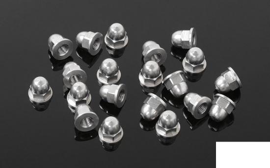 RC4WD M3 Flanged Acorn Nuts (Silver) RC4WD — image 1 of 2