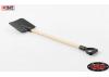RC4WD Scale Garage Series 1:10 Wooden Handle Boulder Flat Shovel w/D-Grip