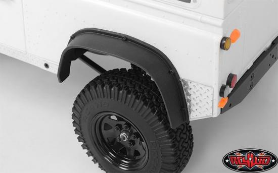 RC4WD Big Boss Fender Flare Set D90 D110 2 sets Rubber TOY inc screws RC4WD RC