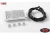 RC4WD Radiator + Hose & clamps for V8 Scale Motor Engine Rad Hoses RC
