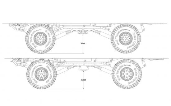 RC4WD Low Profile Delrin Transfer Case Mount for TF2