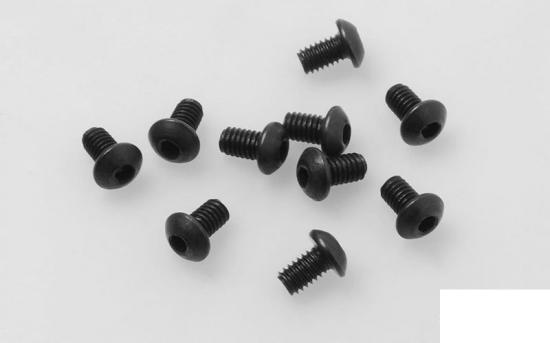 Steel Button Head Cap Screws M2.5 x 4mm (10) — image 1 of 2