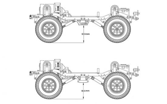 Low Profile Delrin Skid Plate for Std. TC (TF2 SWB)