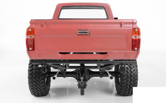 Tough Armor Rear Steel Tube Bumper w/Hitch Mount for Trail Finder 2 RC4WD