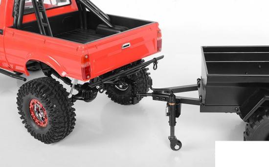 Tough Armor Rear Steel Tube Bumper w/Hitch Mount for Trail Finder 2 RC4WD