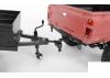 Tough Armor Rear Steel Tube Bumper w/Hitch Mount for Trail Finder 2 RC4WD