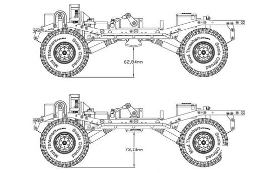 Low Profile Delrin Skid Plate for Std. TC (TF2)
