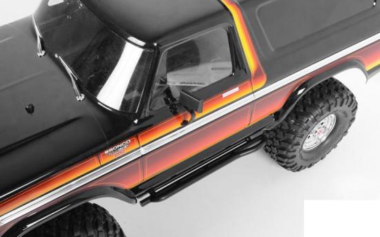 Tough Armor Steel Welded Side Sliders for Traxxas TRX-4 RC4WD