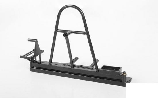 Rear Swing Away Tire Carrier Bumper for Traxxas TRX-4 RC4WD