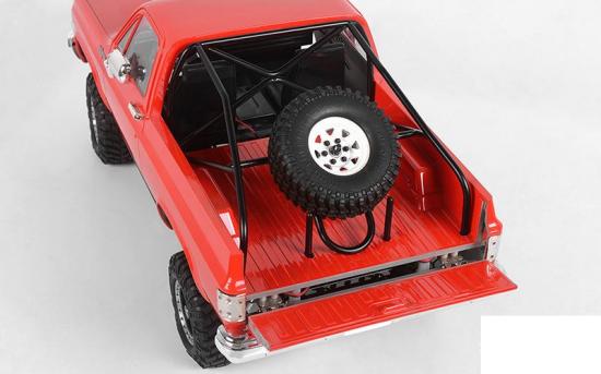 RC4WD Tough Armor Tube Roll Bar w/Rear Tire Mount for Chevy Blazer RC4WD