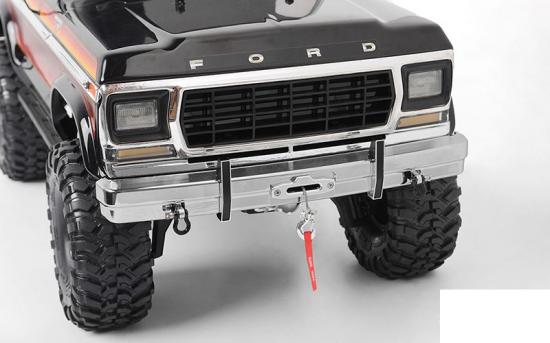 RC4WD Tough Armor Metal Stock Front Bumper for TRX4 Bronco RC4WD — image 5 of 7