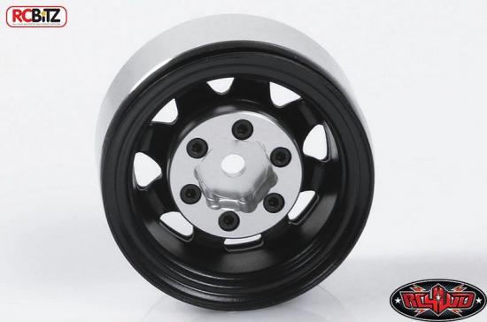 RC4WD Stamped Steel 1.55 Stock Black Beadlock Wheel
