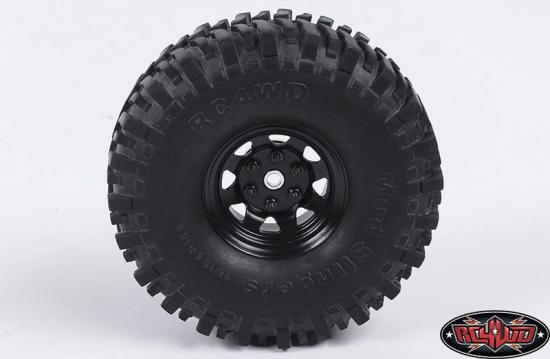 RC4WD Stamped Steel 1.55 Stock Black Beadlock Wheel