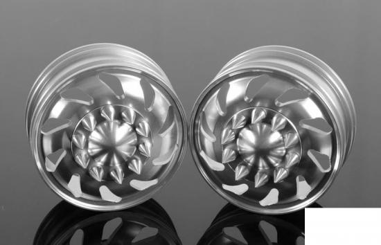 Force Directional Semi Front Wheels w/Spiked Caps RC4WD