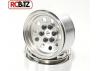 RC4WD Pro10 1.9 Steel Stamped Beadlock Wheel (Silver)