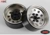 RC4WD Pro10 1.9 Steel Stamped Beadlock Wheel (Silver)