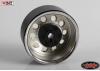 RC4WD Pro10 1.9 Steel Stamped Beadlock Wheel (Silver)