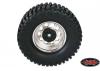 RC4WD Pro10 1.9 Steel Stamped Beadlock Wheel (Silver)
