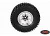 RC4WD Pro10 1.9 Steel Stamped Beadlock Wheel (Silver)
