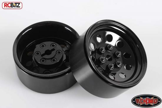 RC4WD Pro10 1.9 Steel Stamped Beadlock Wheel (Black)