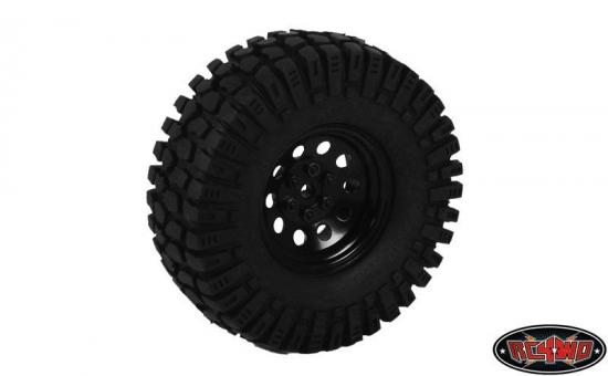 RC4WD Pro10 1.9 Steel Stamped Beadlock Wheel (Black)