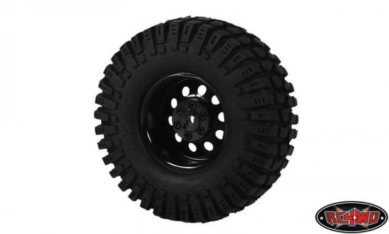 RC4WD Pro10 1.9 Steel Stamped Beadlock Wheel (Black)