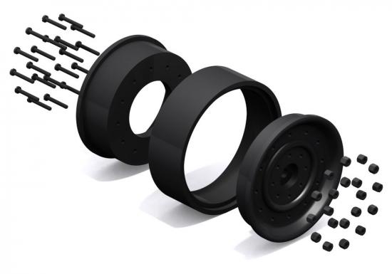 RC4WD Humvee 1.9 Internal Beadlock Wheel