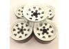 RC4WD 5 Lug Wagon 1.9 Steel Stamped Beadlock Wheels (White)