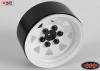 RC4WD 6 Lug Wagon 1.9 Steel Stamped Beadlock Wheels (White)