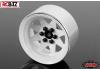 RC4WD 6 Lug Wagon 2.2 Steel Stamped Beadlock Wheels (White)
