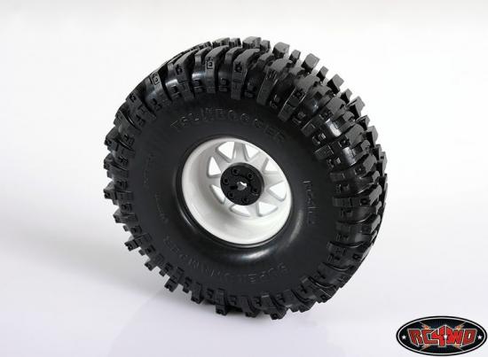 RC4WD 6 Lug Wagon 2.2 Steel Stamped Beadlock Wheels (White)