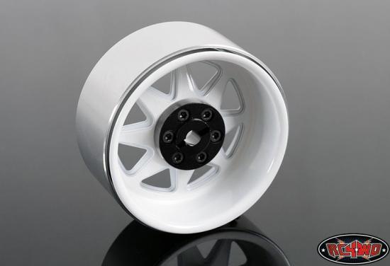 RC4WD 6 Lug Wagon 2.2 Steel Stamped Beadlock Wheels (White)