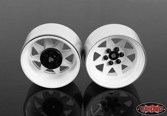RC4WD 6 Lug Wagon 2.2 Steel Stamped Beadlock Wheels (White)