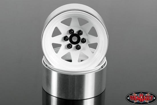 RC4WD 6 Lug Wagon 2.2 Steel Stamped Beadlock Wheels (White)
