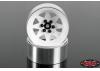 RC4WD 6 Lug Wagon 2.2 Steel Stamped Beadlock Wheels (White)