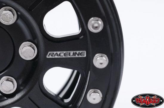 RC4WD Raceline Monster 1.9 Beadlock Wheels (All Black)