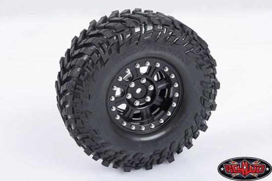 RC4WD Raceline Monster 1.9 Beadlock Wheels (All Black)