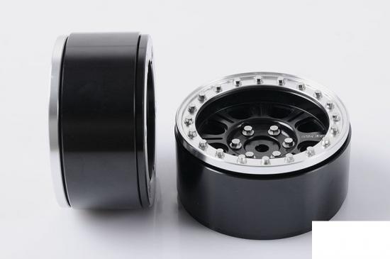 RC4WD Raceline Monster 1.9 Beadlock Wheels (Black/Silver) &mdash; image 4 of 7