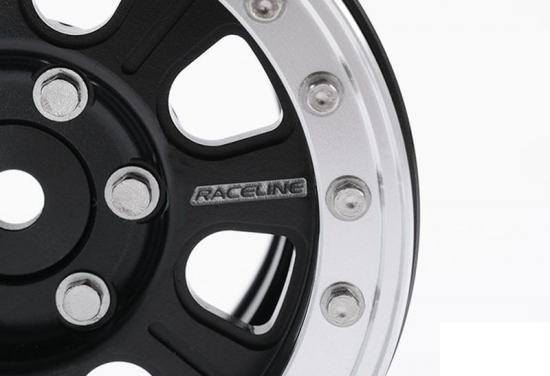 RC4WD Raceline Monster 1.9 Beadlock Wheels (Black/Silver) &mdash; image 5 of 7