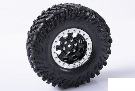 RC4WD Raceline Monster 1.9 Beadlock Wheels (Black/Silver) &mdash; image 6 of 7