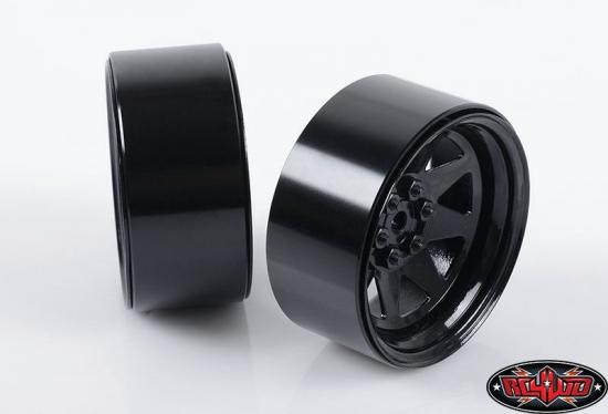 RC4WD 6 Lug Wagon 2.2 Steel Stamped Beadlock Wheels (Black)