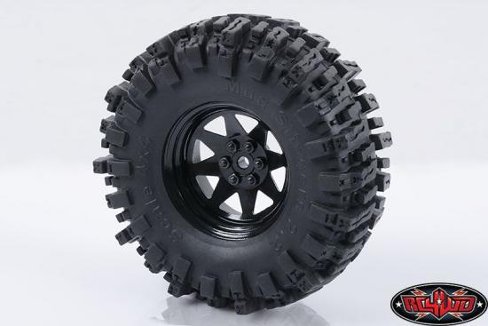 RC4WD 6 Lug Wagon 2.2 Steel Stamped Beadlock Wheels (Black)