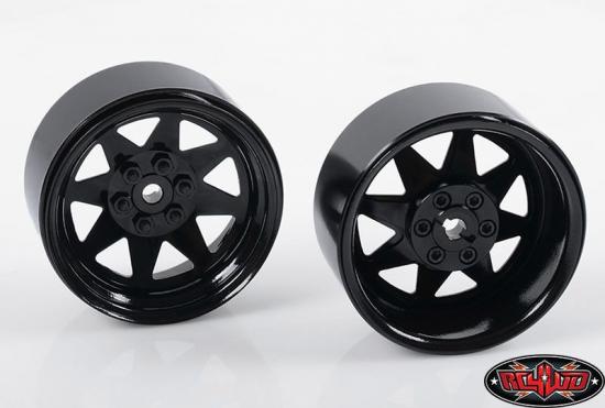 RC4WD 6 Lug Wagon 2.2 Steel Stamped Beadlock Wheels (Black)