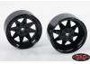 RC4WD 6 Lug Wagon 2.2 Steel Stamped Beadlock Wheels (Black)